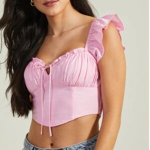 Altard State Ella flutter Corset top